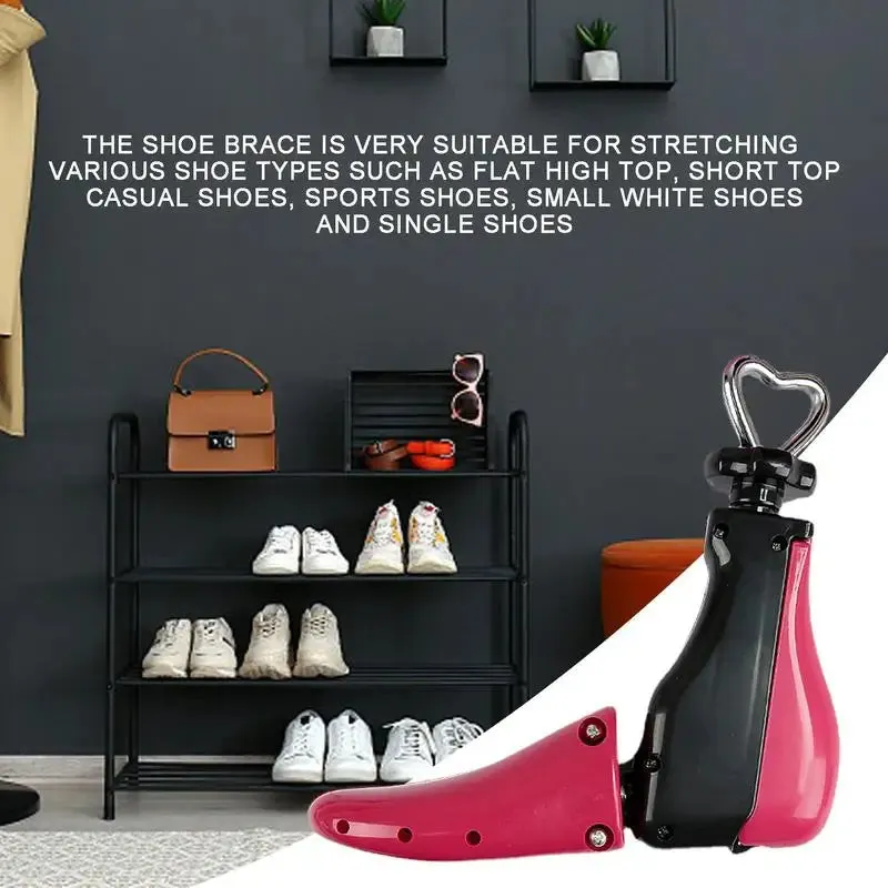 4-Way Adjustable Shoe Stretcher for High Heels, Boots, and Running Shoes