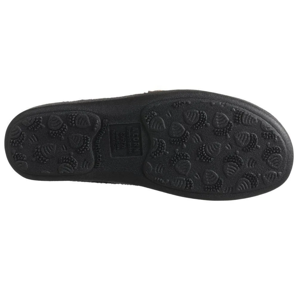 Acorn Women's Dara Slippers- Light Grey Button
