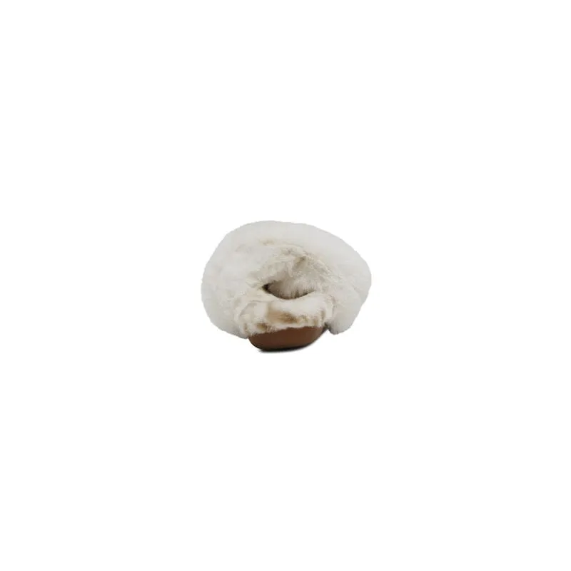 Aetrex Women's Misty Furry Slippers- Ivory