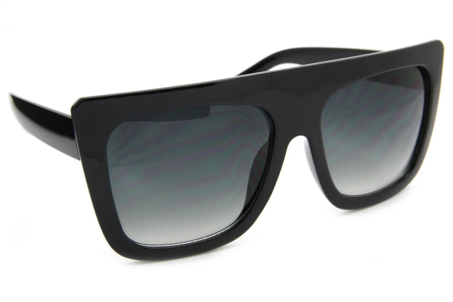 Anabella Black Oversized Square Fashion Style Sunglasses