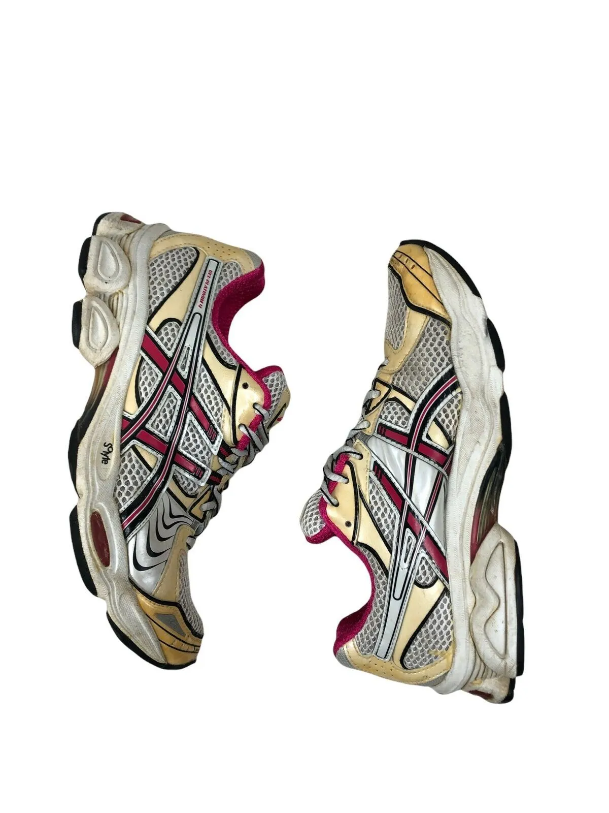 ASICS Gel-Platinum 4 White/Pink Running Shoes Women's (Size: 7.5) T06GQ