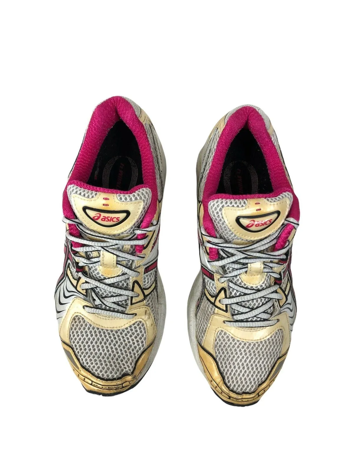 ASICS Gel-Platinum 4 White/Pink Running Shoes Women's (Size: 7.5) T06GQ