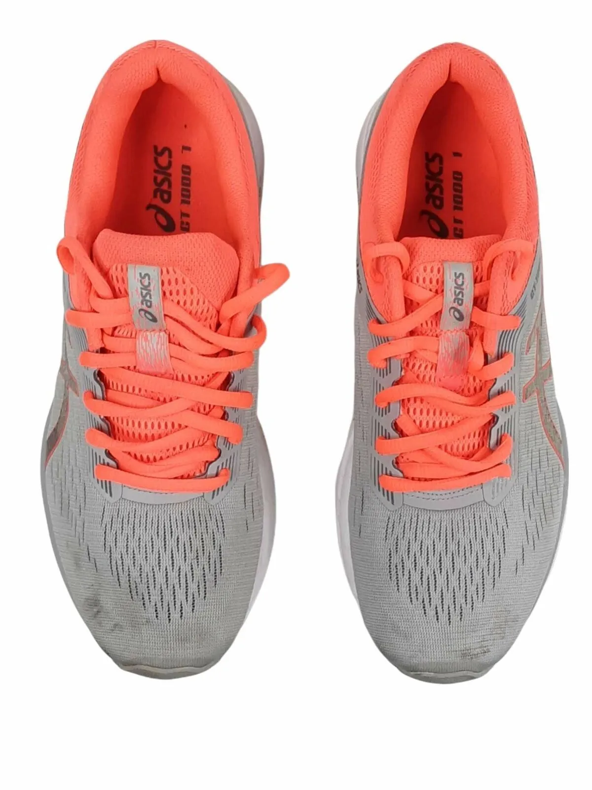 Asics GT-1000 7 Orange Grey Running Shoes Women's (Size: 9) 1012A030