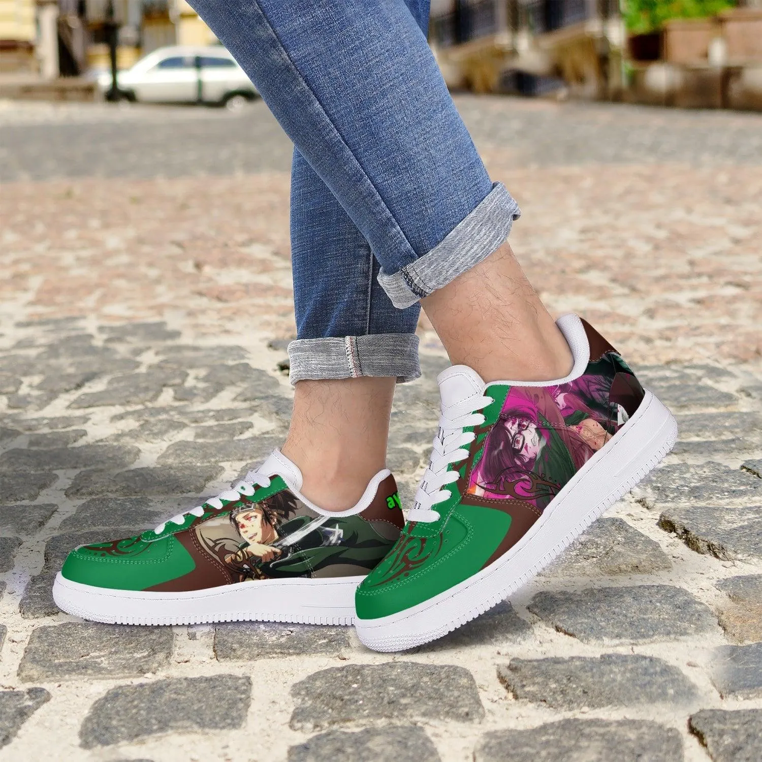 Attack On Titan Hange Zoe AF1 Anime Shoes