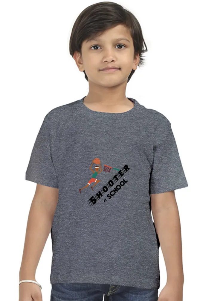 Basketball Shooter Printed T-shirt for boy