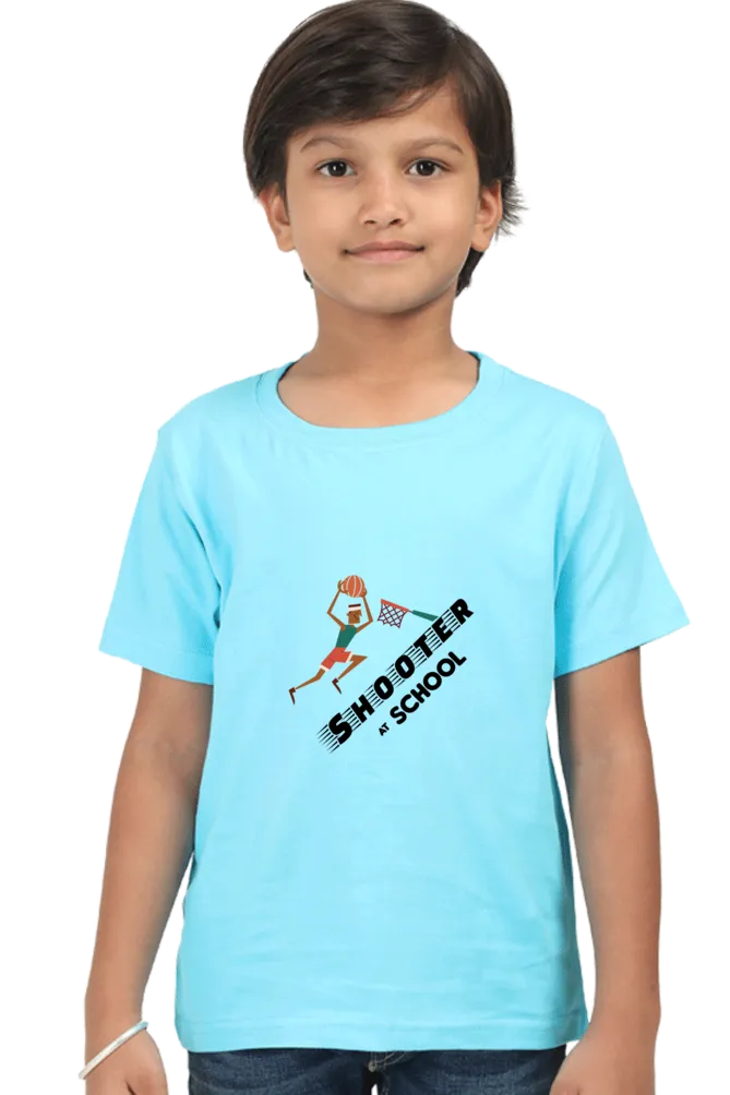Basketball Shooter Printed T-shirt for boy