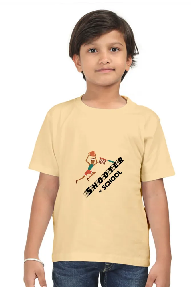 Basketball Shooter Printed T-shirt for boy