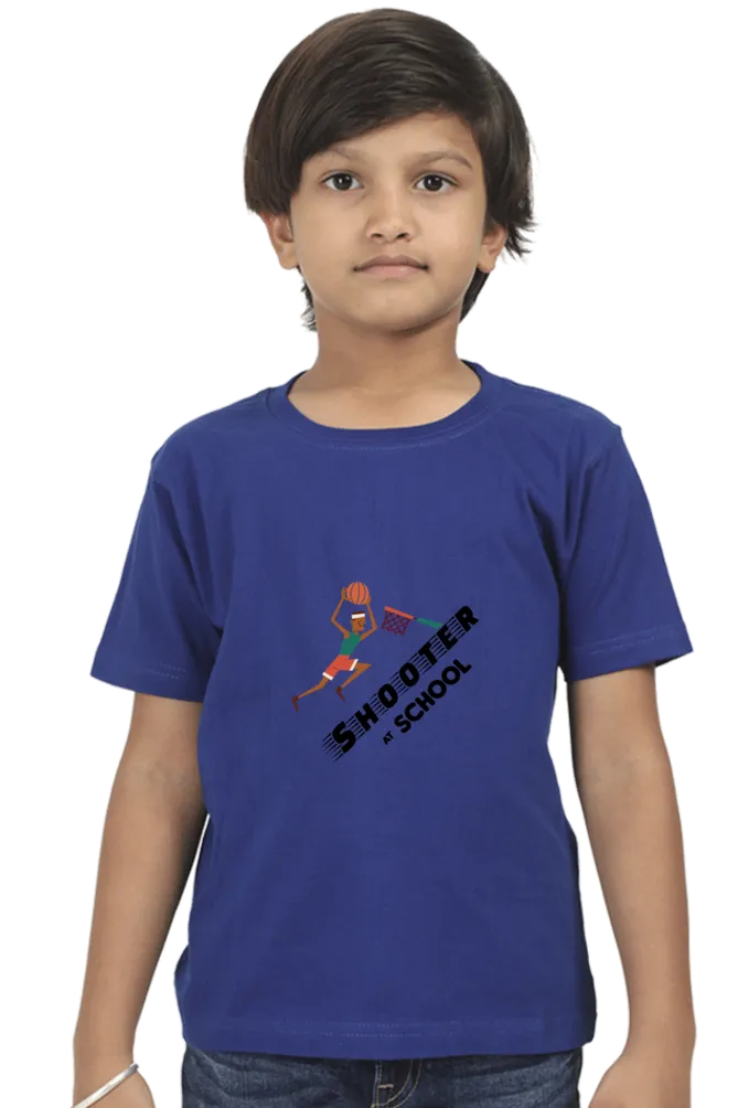 Basketball Shooter Printed T-shirt for boy