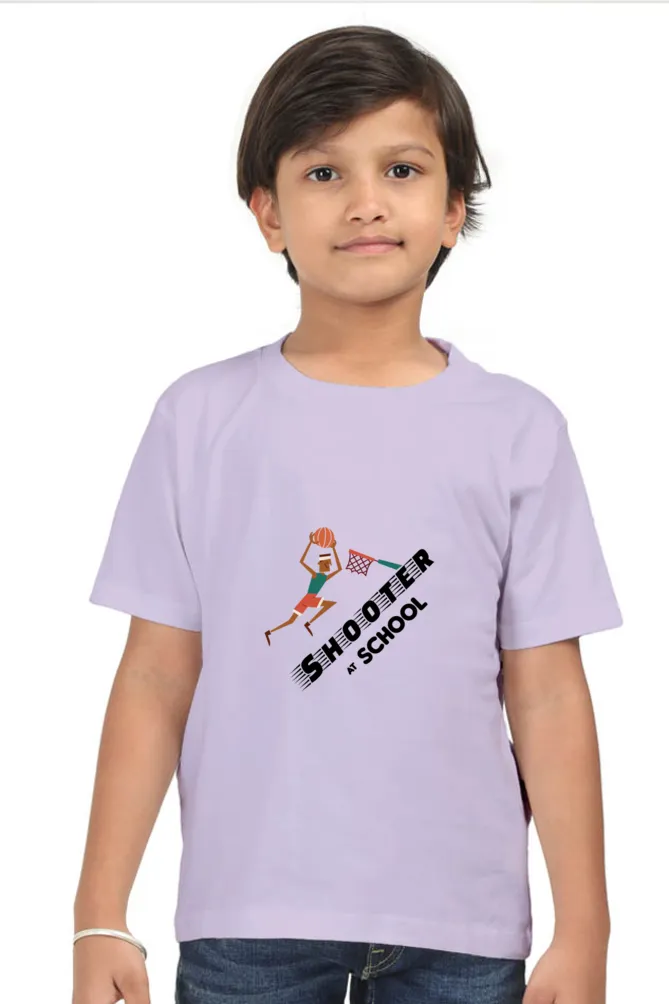 Basketball Shooter Printed T-shirt for boy