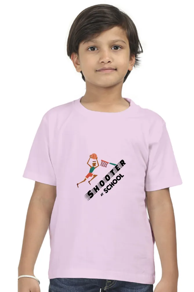 Basketball Shooter Printed T-shirt for boy