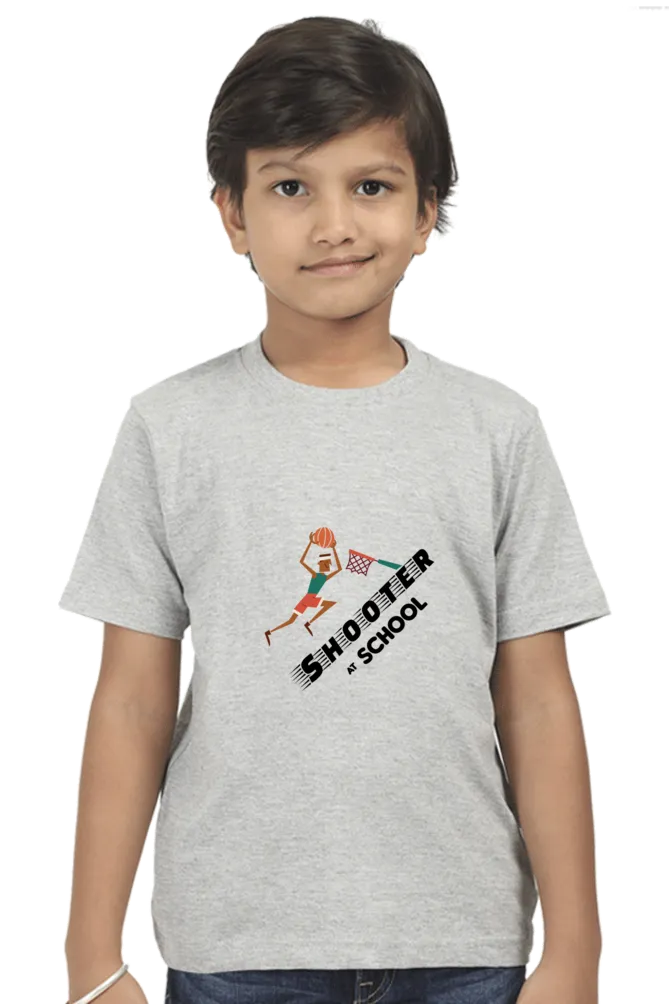 Basketball Shooter Printed T-shirt for boy