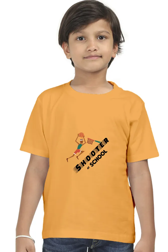 Basketball Shooter Printed T-shirt for boy