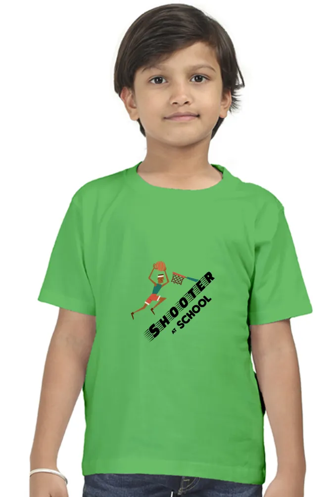 Basketball Shooter Printed T-shirt for boy