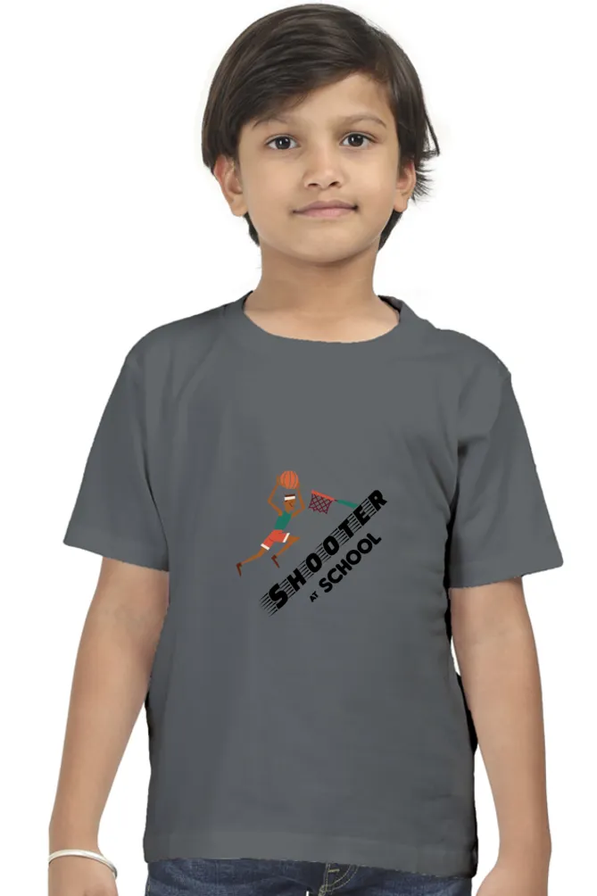 Basketball Shooter Printed T-shirt for boy