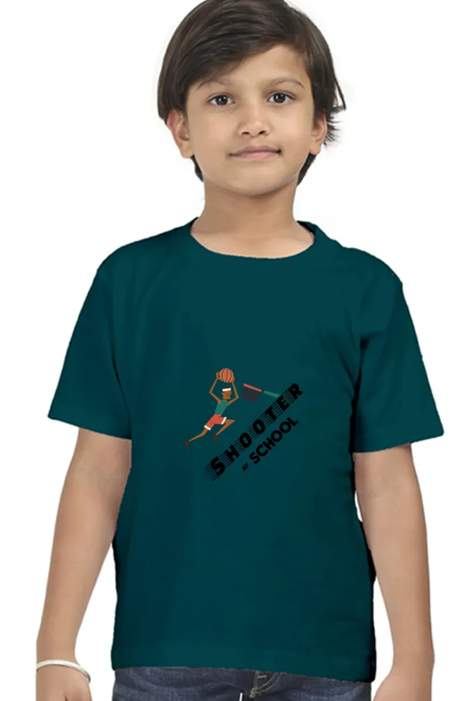 Basketball Shooter Printed T-shirt for boy