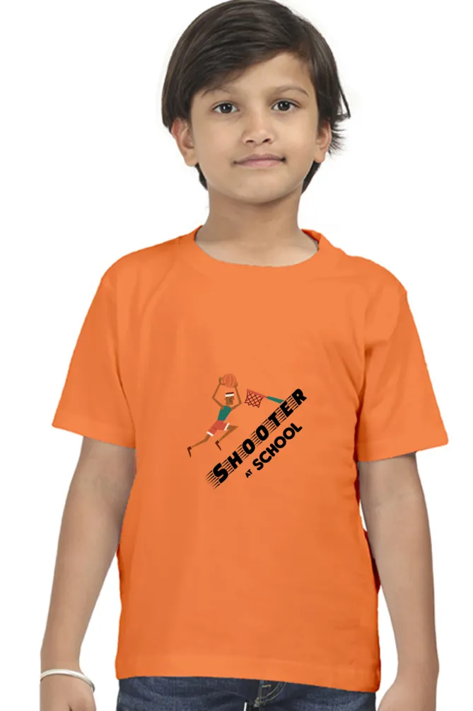 Basketball Shooter Printed T-shirt for boy