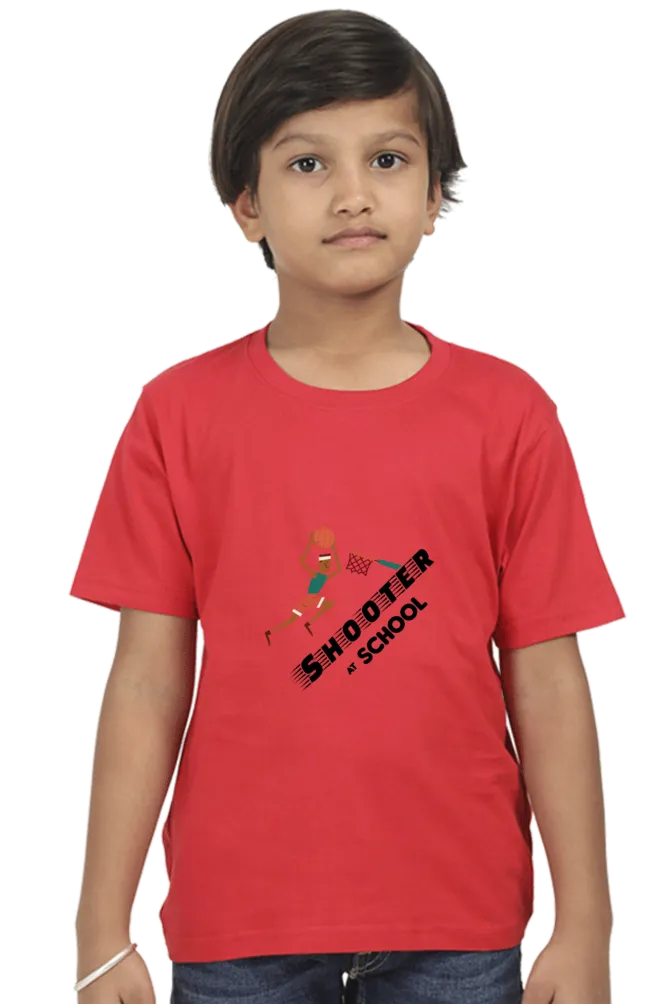 Basketball Shooter Printed T-shirt for boy