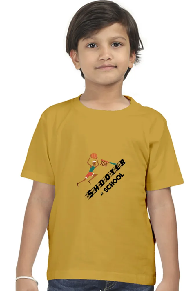 Basketball Shooter Printed T-shirt for boy