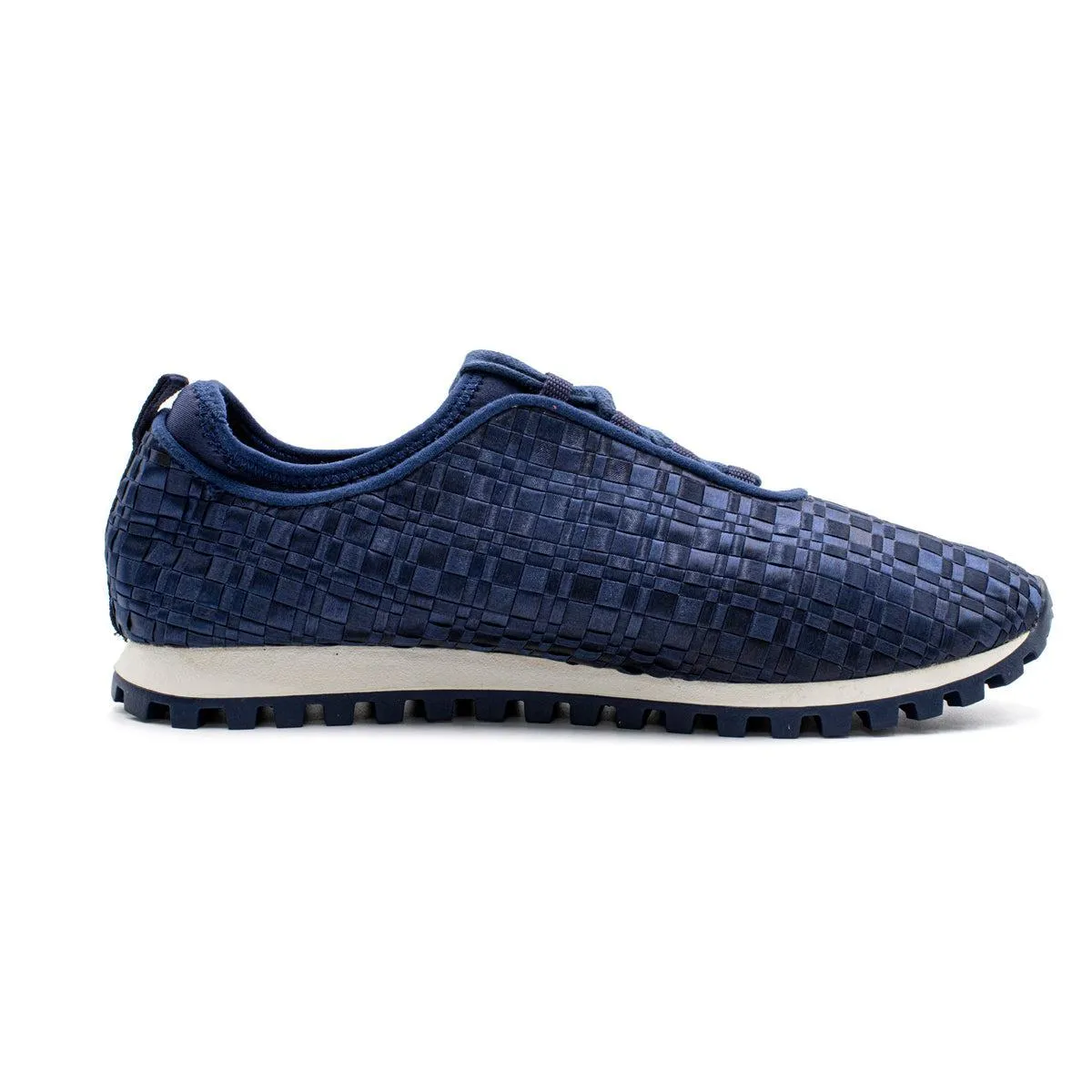 Bcbgeneration Lynn Woven Low-Top Sneakers Fabric Blue Colour For Women