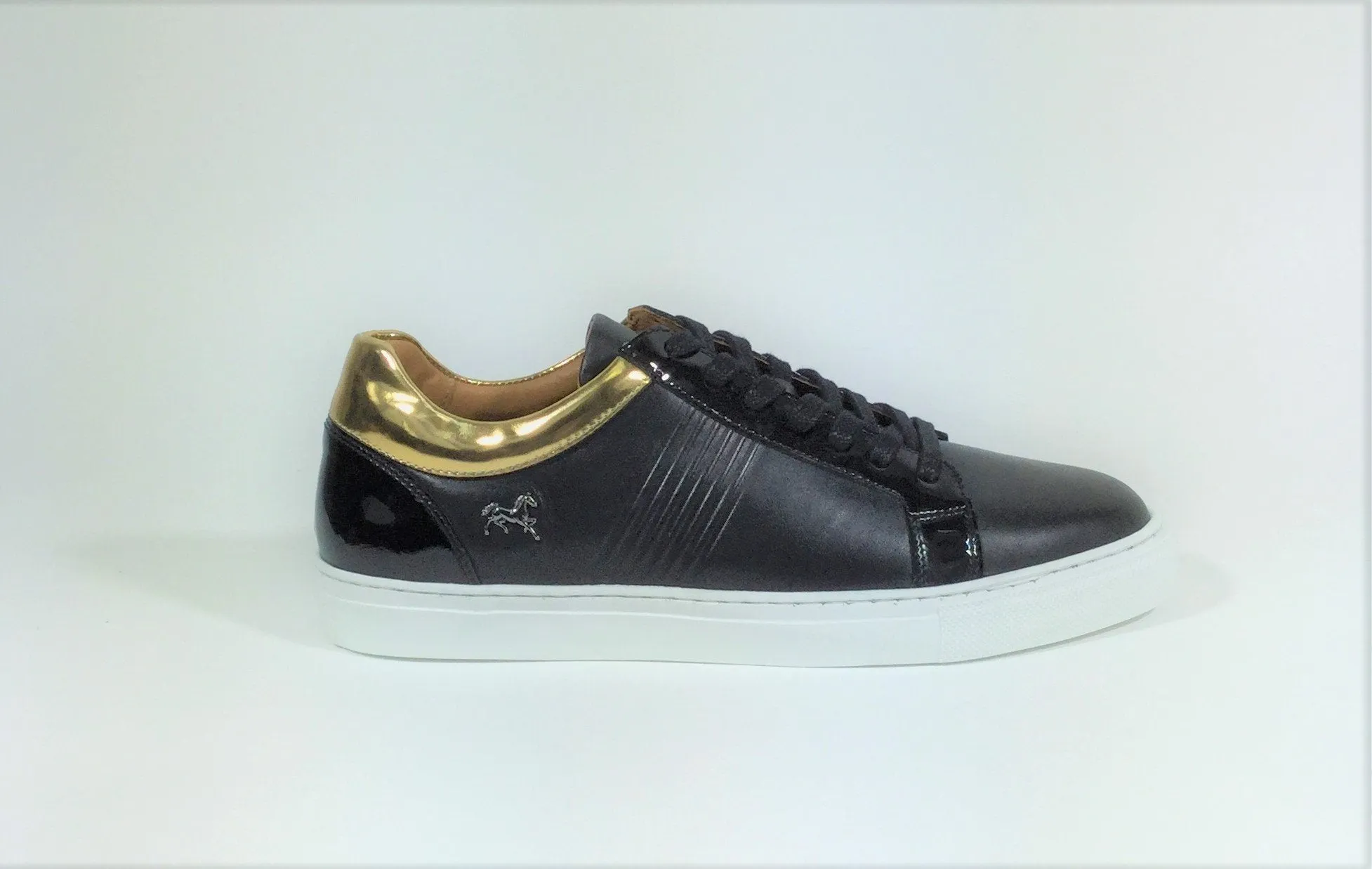 Black & Golden Men's Sneaker