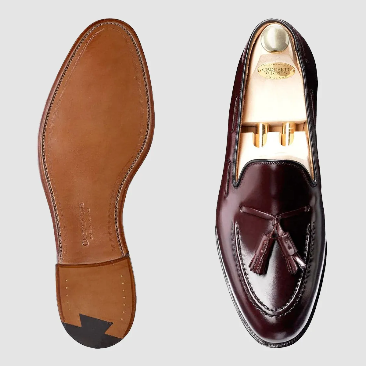Cavendish 2, Burgundy Cordovan, Leather Sole