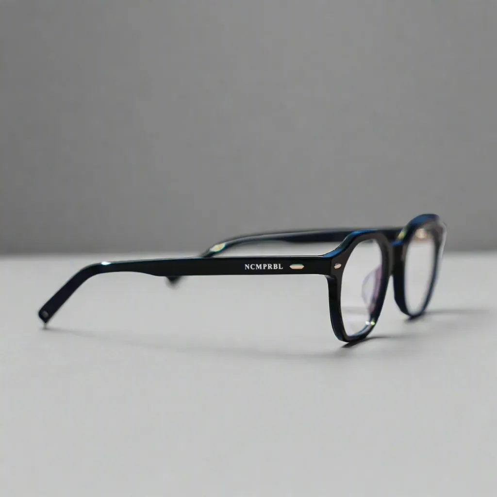 Clarity Focused Large Frame Eyeglasses In Black