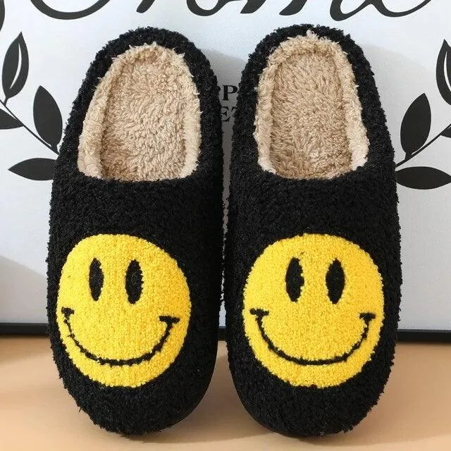 Cosy Smiley Face Slipper Comfortable Slippers Funny Slippers Unique Gift Idea Fun and Comfy Slip-Ons