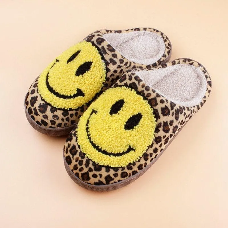 Cosy Smiley Face Slipper Comfortable Slippers Funny Slippers Unique Gift Idea Fun and Comfy Slip-Ons