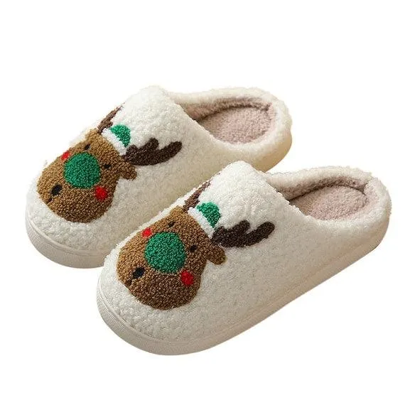 Cosy Smiley Face Slipper Comfortable Slippers Funny Slippers Unique Gift Idea Fun and Comfy Slip-Ons