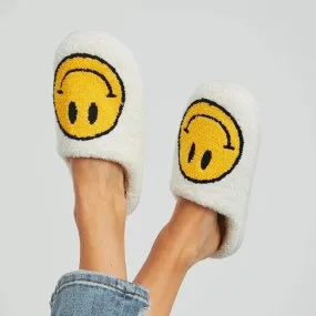 Cosy Smiley Face Slipper Comfortable Slippers Funny Slippers Unique Gift Idea Fun and Comfy Slip-Ons