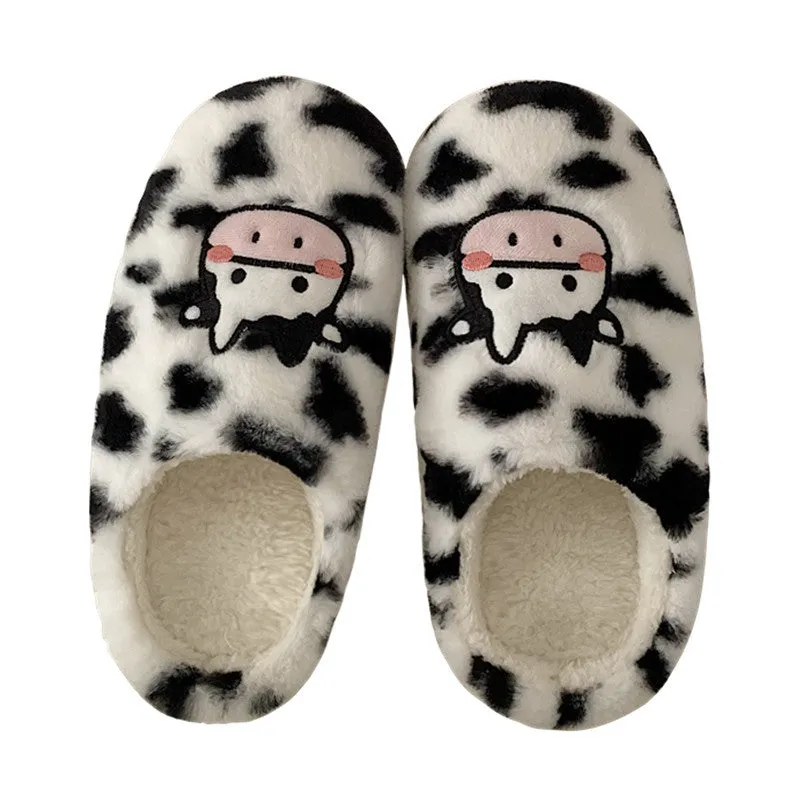 Cotton Slippers with Characters for Women