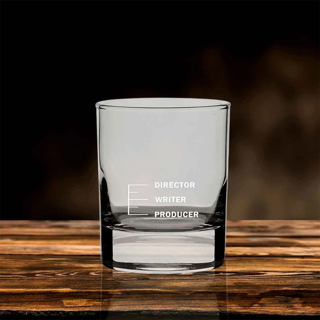 Designer Whiskey Glass for Mixed Drinks Bourbon - DIRECTOR WRITER PRODUCER Filmy