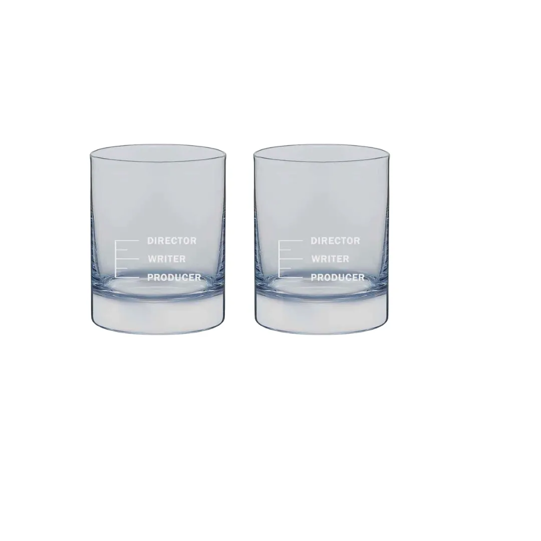 Designer Whiskey Glass for Mixed Drinks Bourbon - DIRECTOR WRITER PRODUCER Filmy