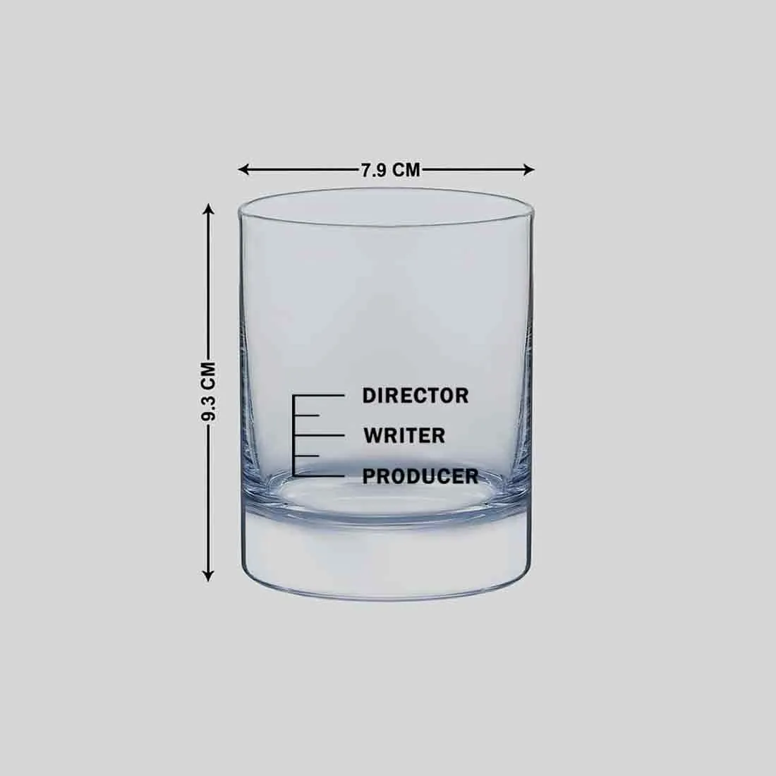 Designer Whiskey Glass for Mixed Drinks Bourbon - DIRECTOR WRITER PRODUCER Filmy