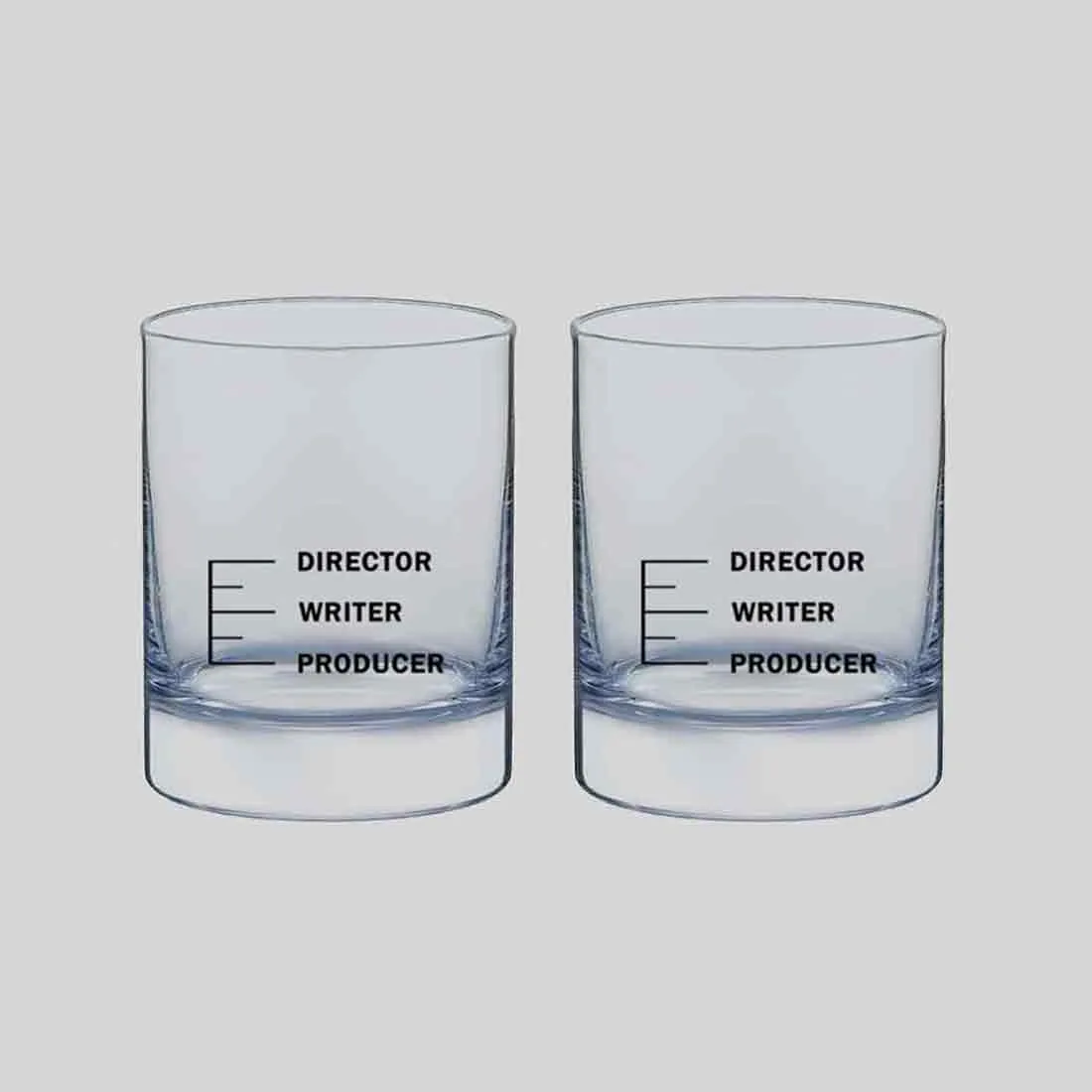 Designer Whiskey Glass for Mixed Drinks Bourbon - DIRECTOR WRITER PRODUCER Filmy