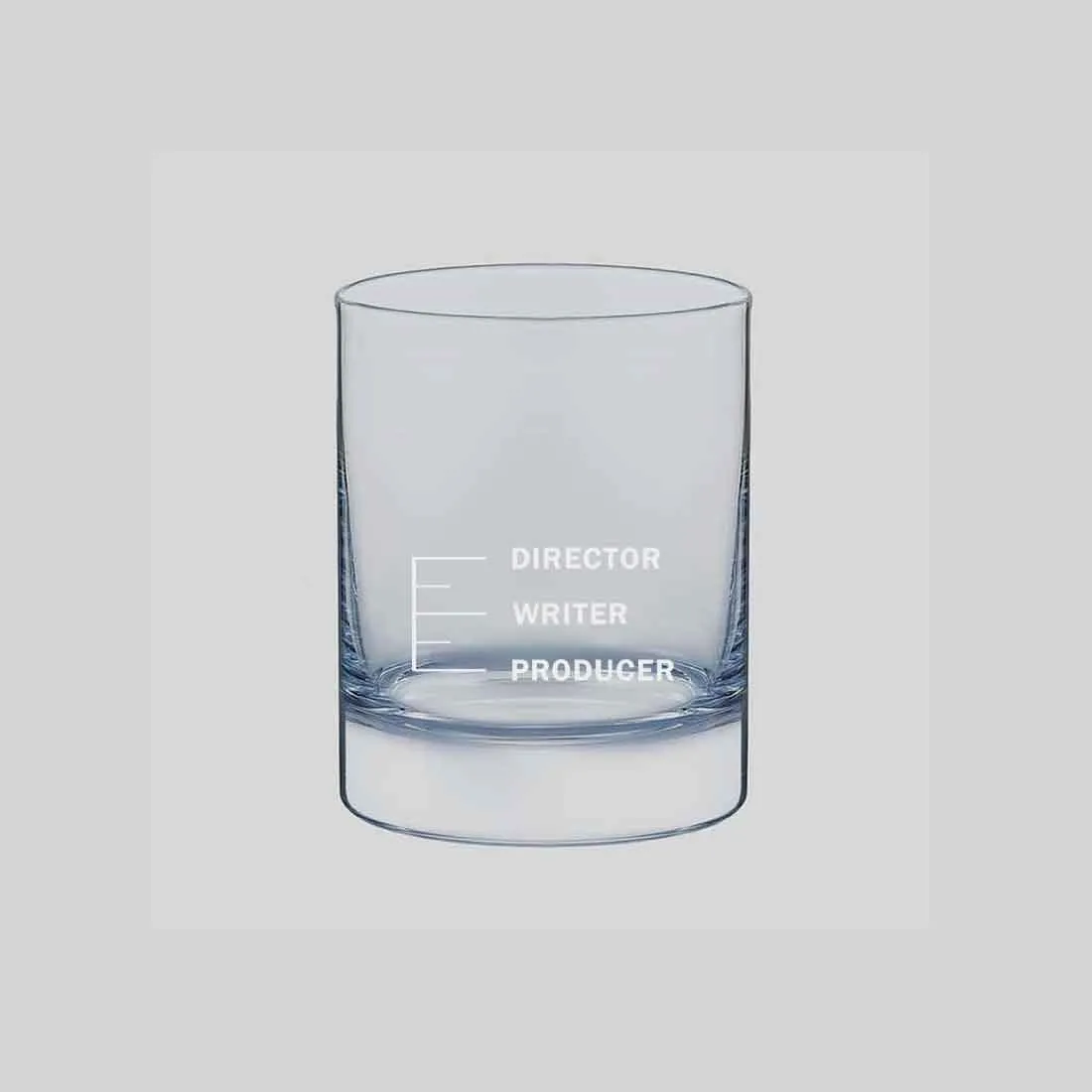 Designer Whiskey Glass for Mixed Drinks Bourbon - DIRECTOR WRITER PRODUCER Filmy