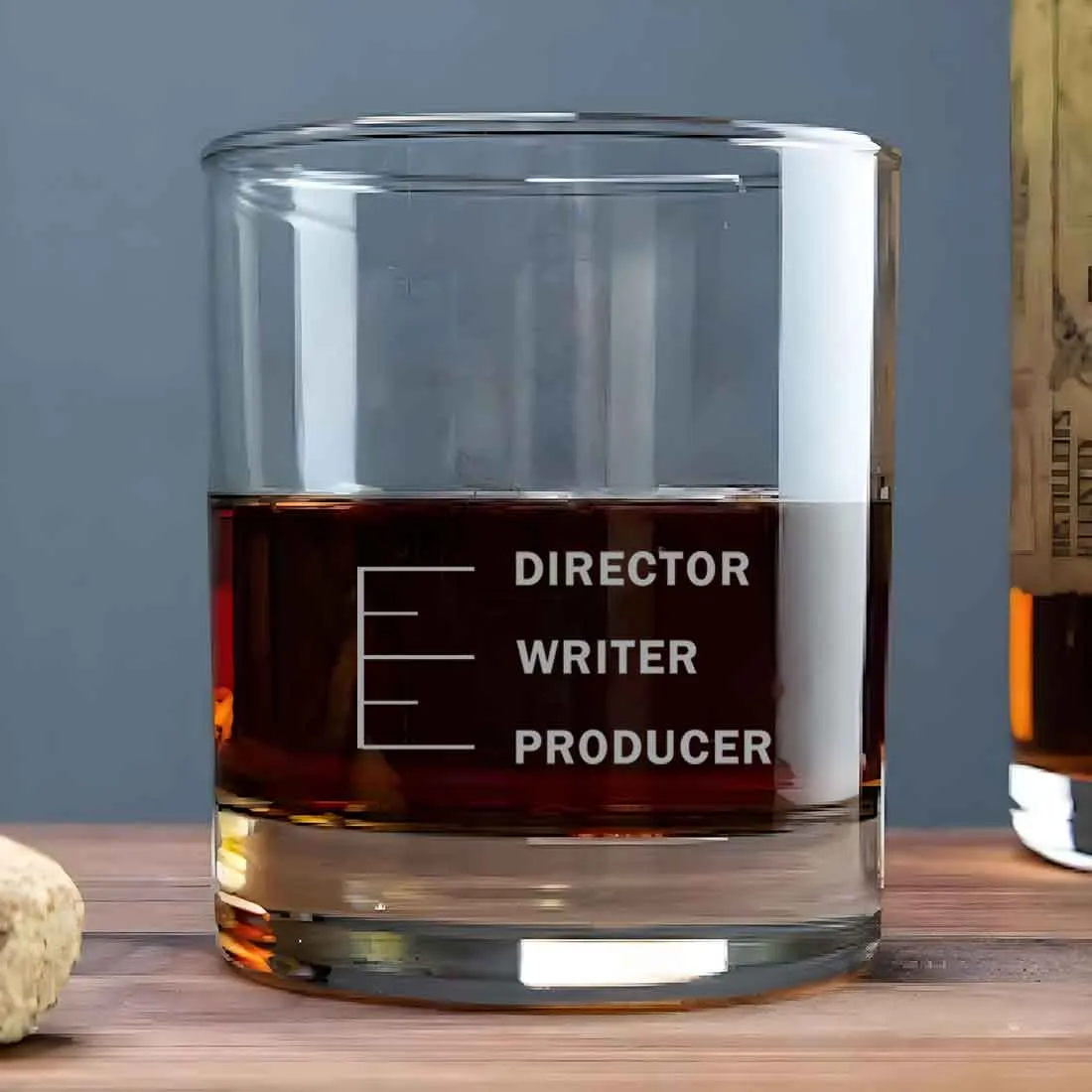 Designer Whiskey Glass for Mixed Drinks Bourbon - DIRECTOR WRITER PRODUCER Filmy