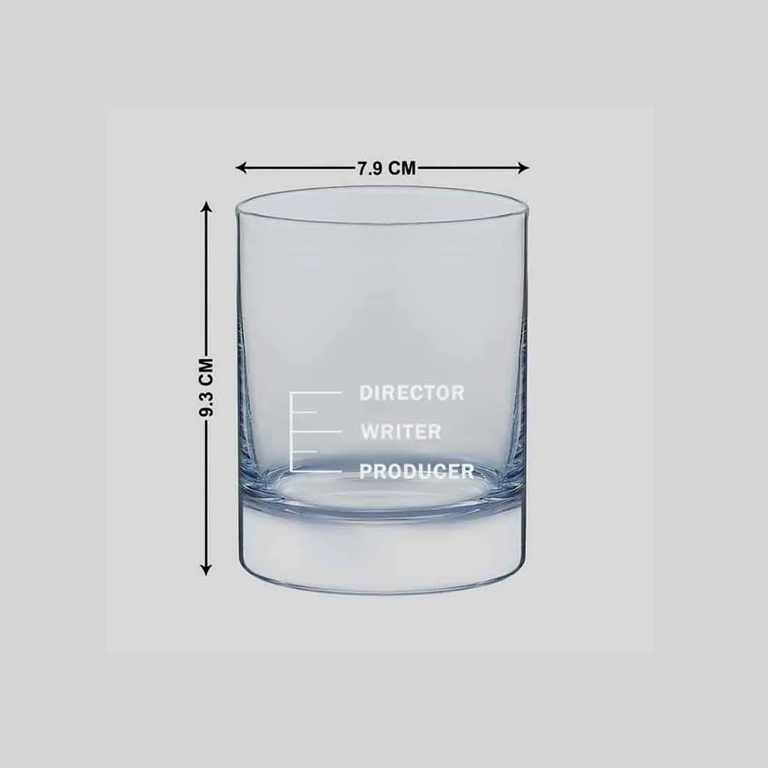 Designer Whiskey Glass for Mixed Drinks Bourbon - DIRECTOR WRITER PRODUCER Filmy