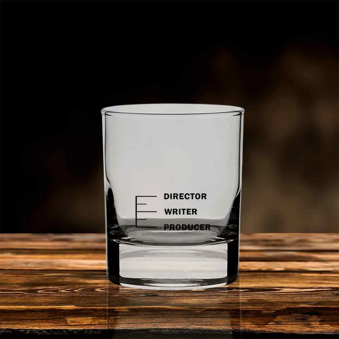 Designer Whiskey Glass for Mixed Drinks Bourbon - DIRECTOR WRITER PRODUCER Filmy