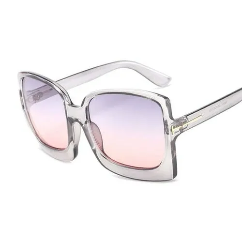 Fashion Cool Oversized Sunglasses Women Brand Designer Sun Glasses For