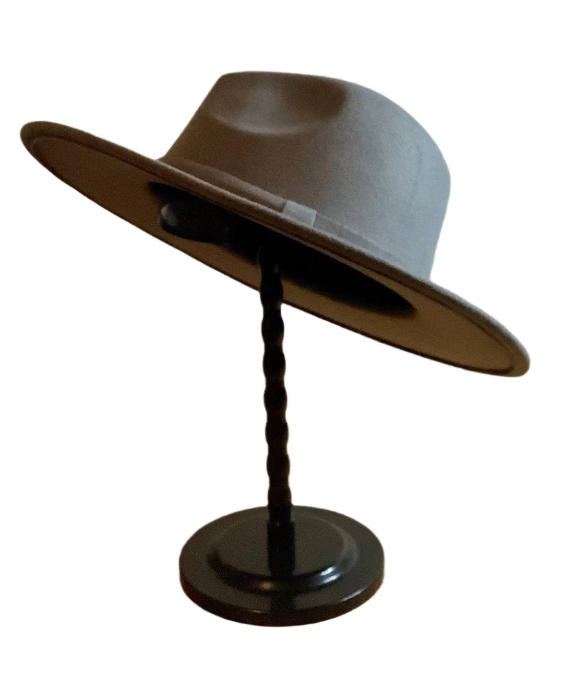 Fedora Gray /man hat / women hat / fall hat / winter hat/ wide brim hat