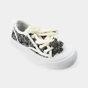 Girls Sneaker WS-006-BLACK