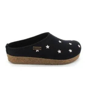Haflinger Women's Stelline Slippers- Navy