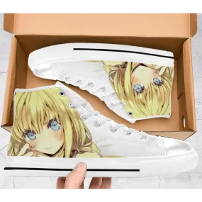 Haganai Sena Kashiwazaki Boku wa Tomodachi ga Sukunai I don't have many friends Shoes High Top Sneakers for Kids and Adults