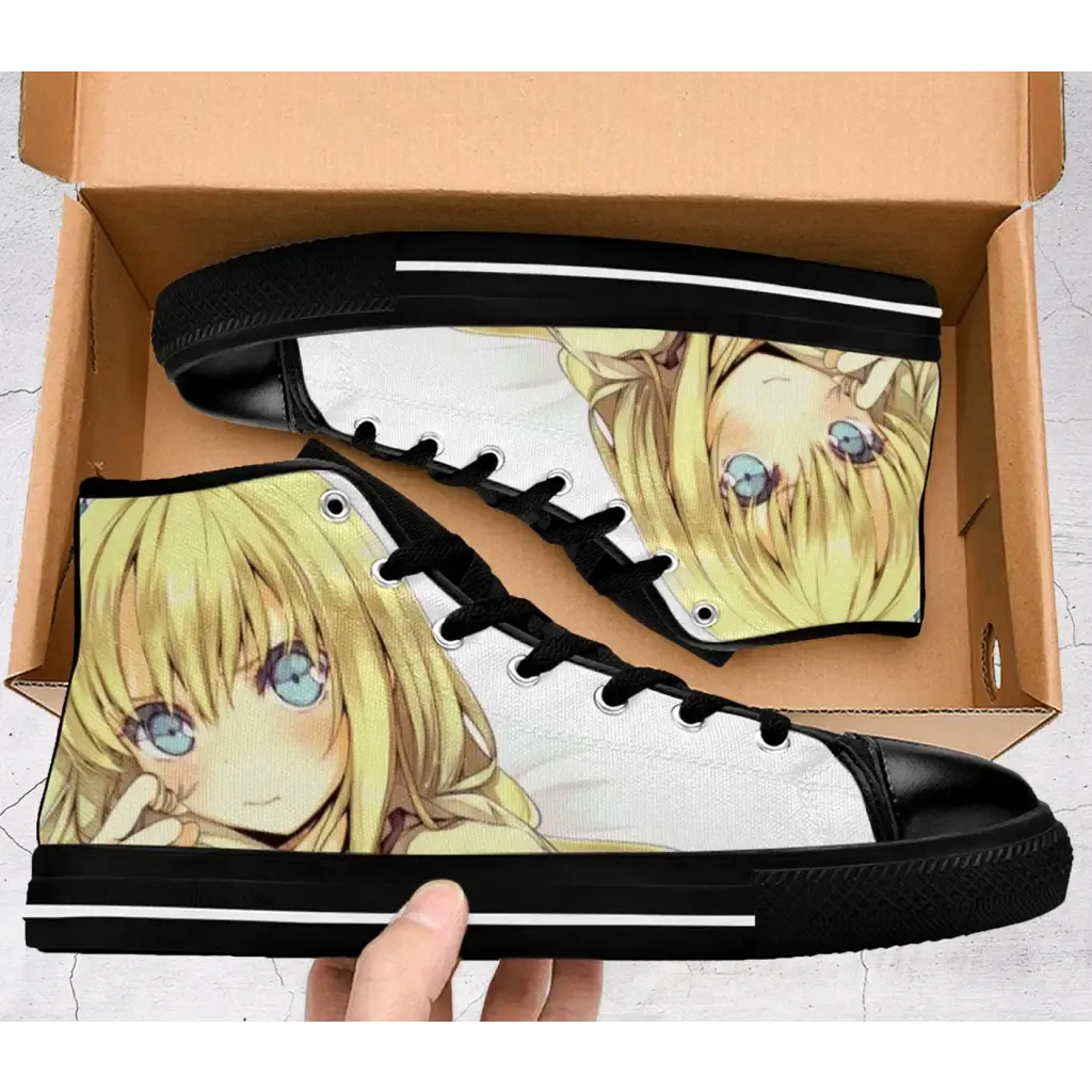 Haganai Sena Kashiwazaki Boku wa Tomodachi ga Sukunai I don't have many friends Shoes High Top Sneakers for Kids and Adults