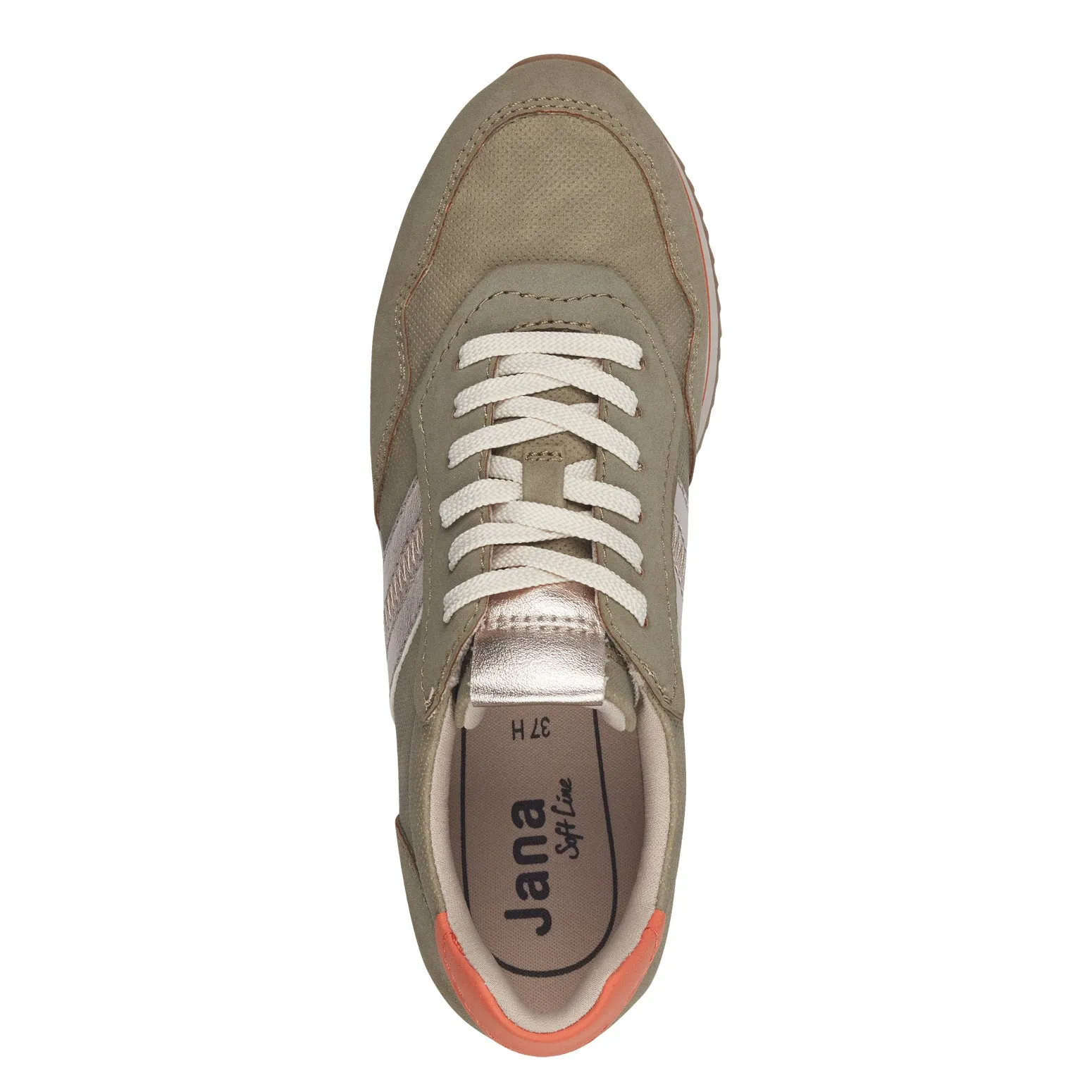 Jana 23762 SAGE Wide Fitting Sneaker 23762-701