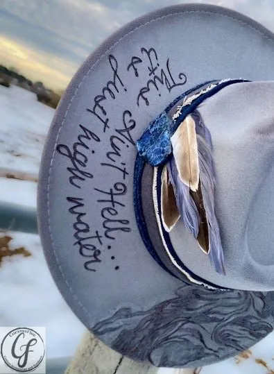 JUST HIGH WATER FEDORA