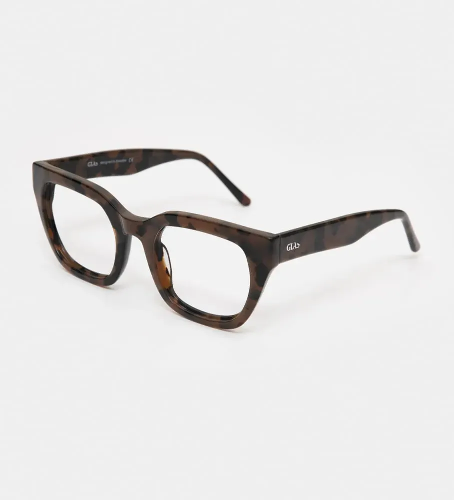 Kiara Turtle Brown Reading Glasses