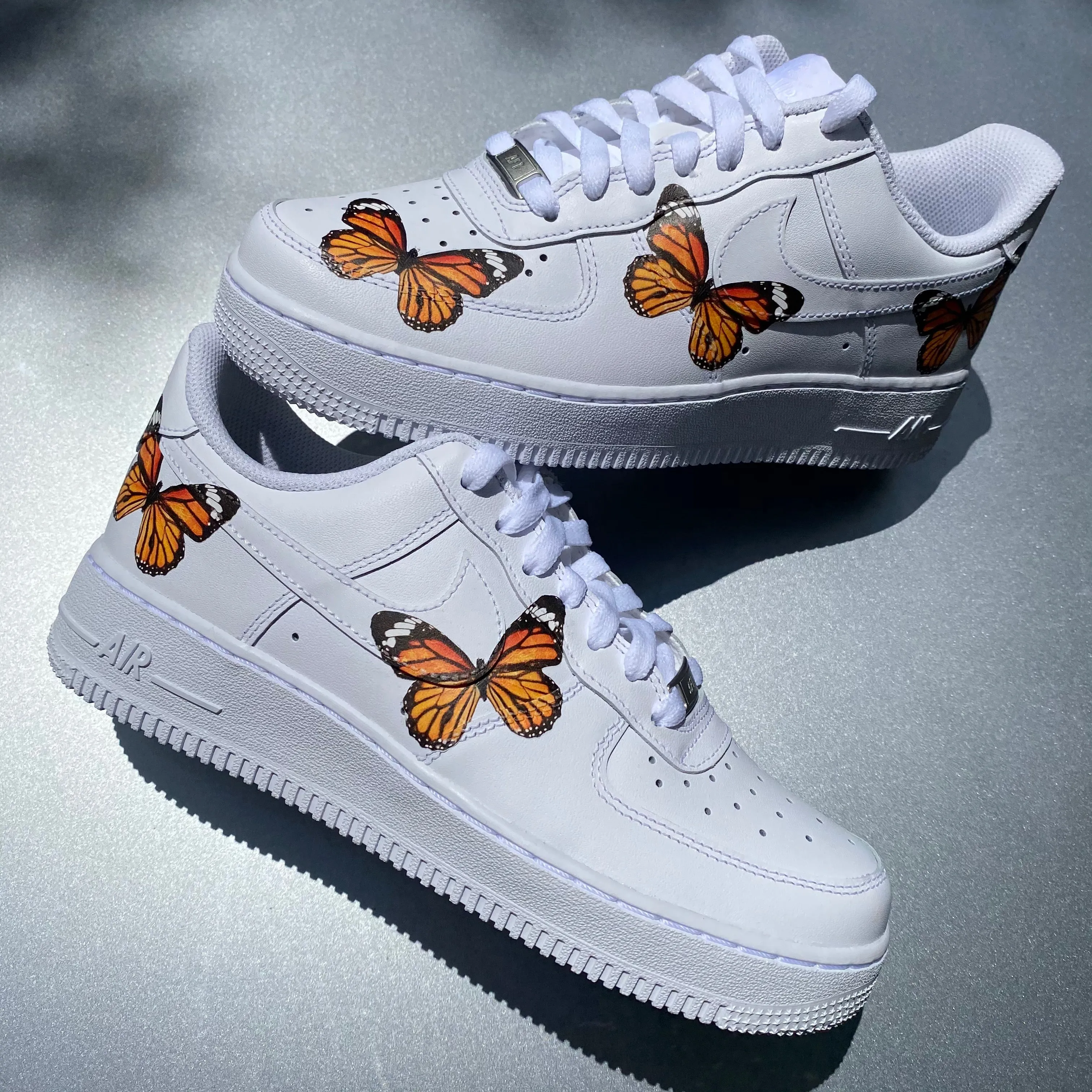 Kids Orange Butterfly AF1
