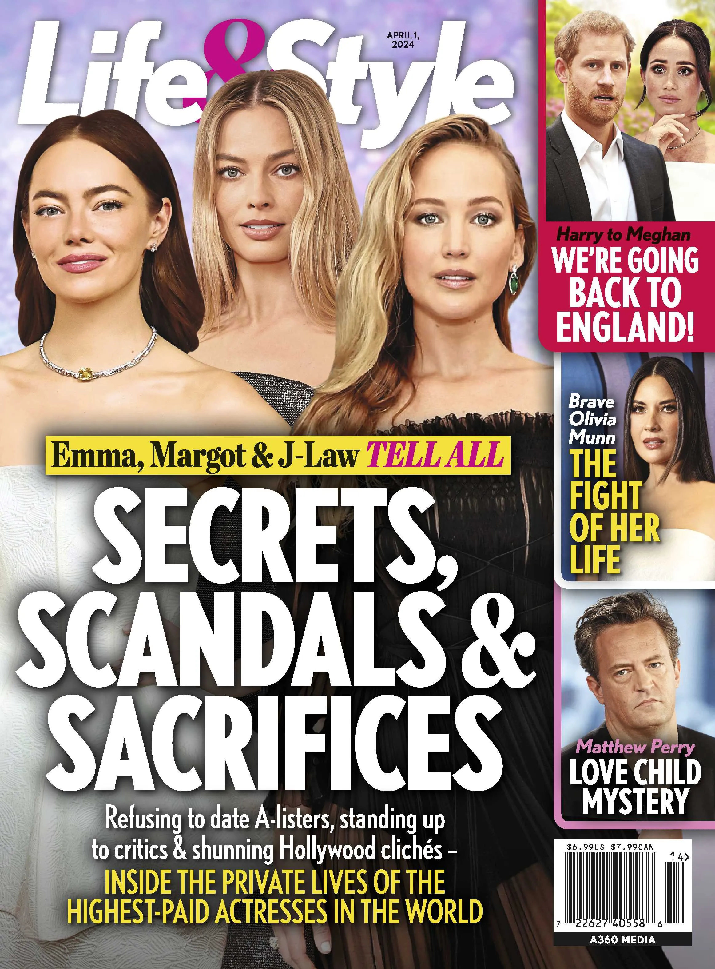 Life & Style - 04.01.24 Emma, Margot, and J-Law Tell All